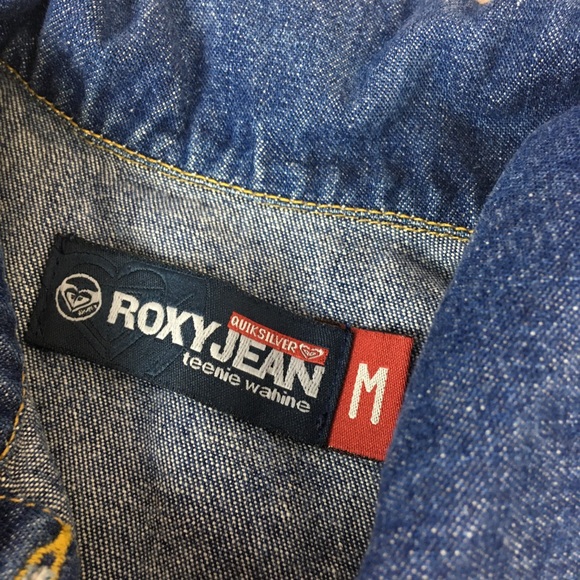 Roxy Quicksilver Teenie Wahine Girls Denim Jacket - Picture 7 of 9